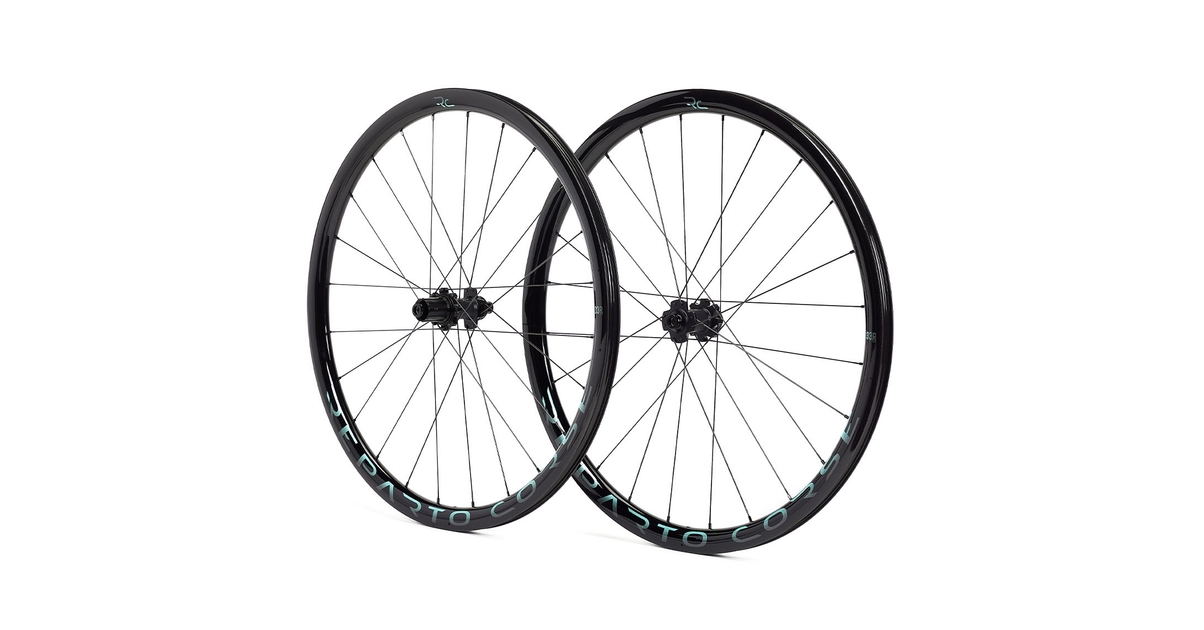 Paire de roues carbone CLIMBER REPARTO CORSE 33R CERAMITECH Disc
